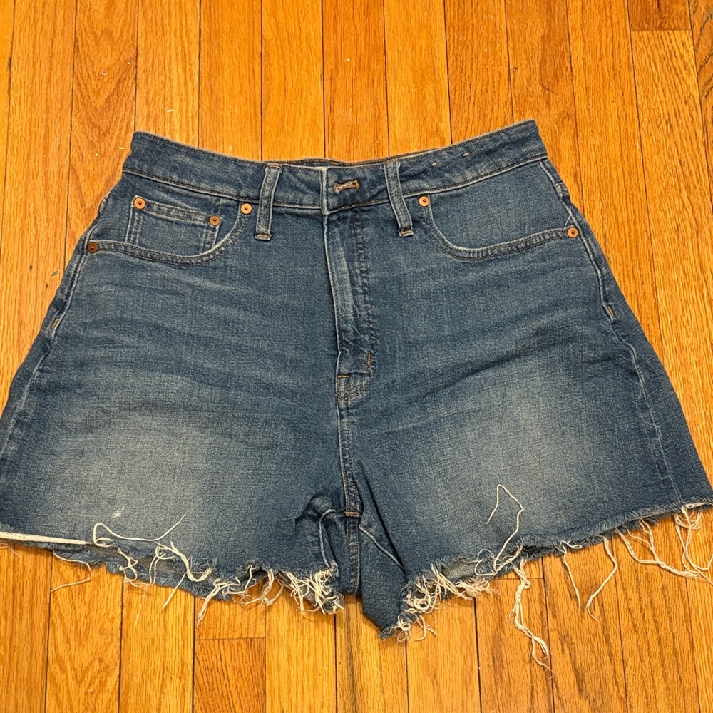 Madewell Distressed Denim Jean Shorts
